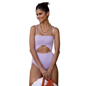 Sanctuary Splice Mio One-Piece Swimsuit Petal small new with tags